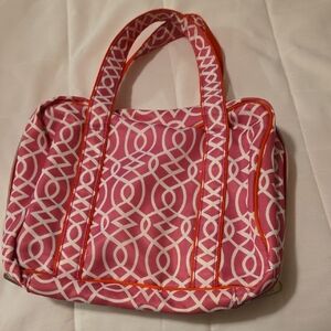 Stylish Pink Patterned Tote Bag